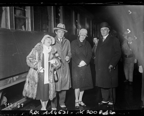 November 1926 am Gare St-Lazare Paris