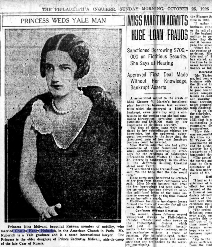 3-Princess weds yale man 1925